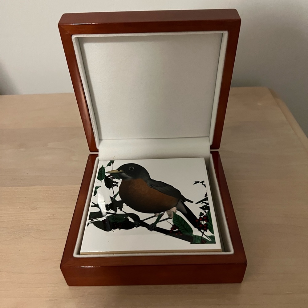 Coasters - set of 4 in beautiful wooden box